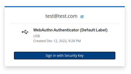 Keycloak Authentication WebAuthN Key Name