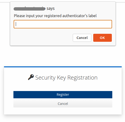 Keycloak Authentication WebAuthN Label Device