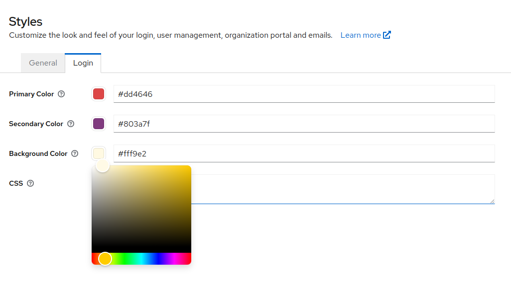 Keycloak Phase Two Login Style Customization