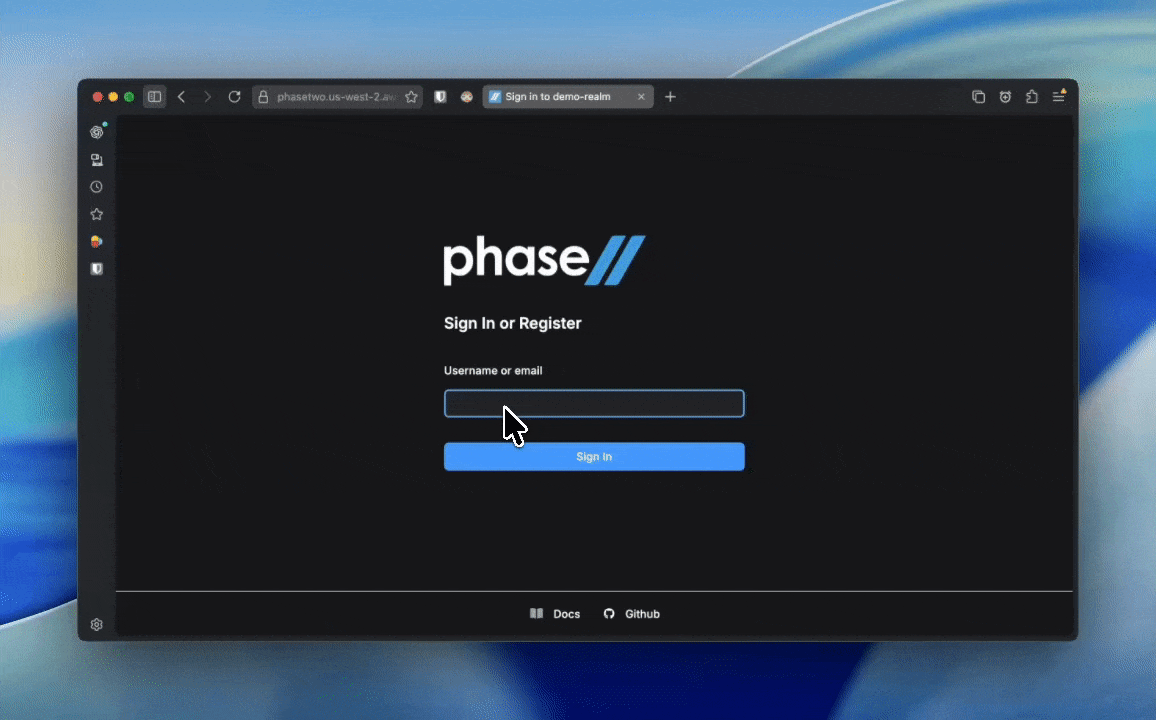 Home IdP Example Flow