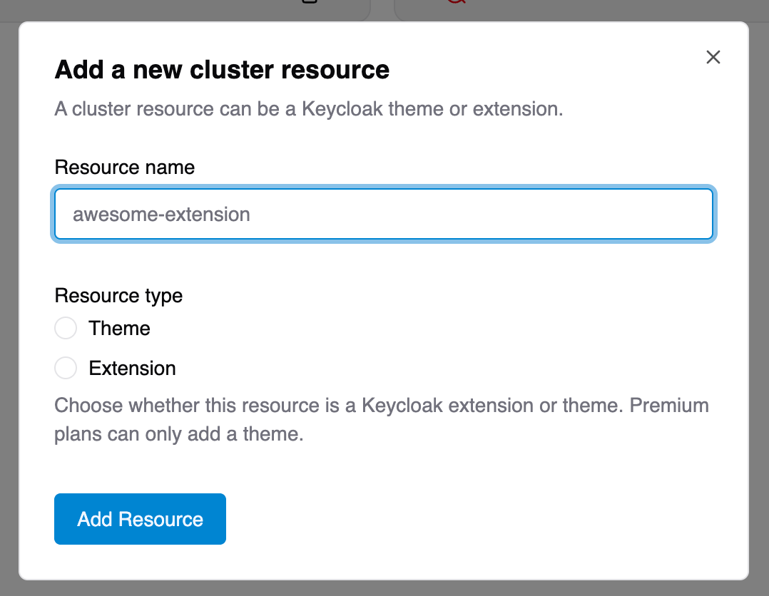 Resources Add New